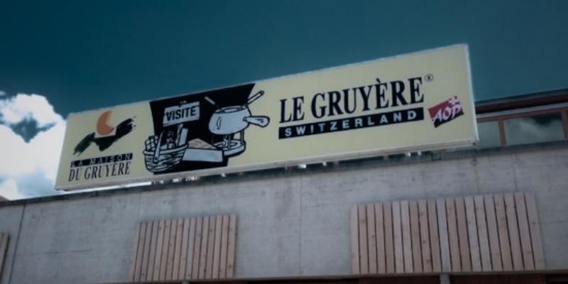 Gruyere Cheese factory