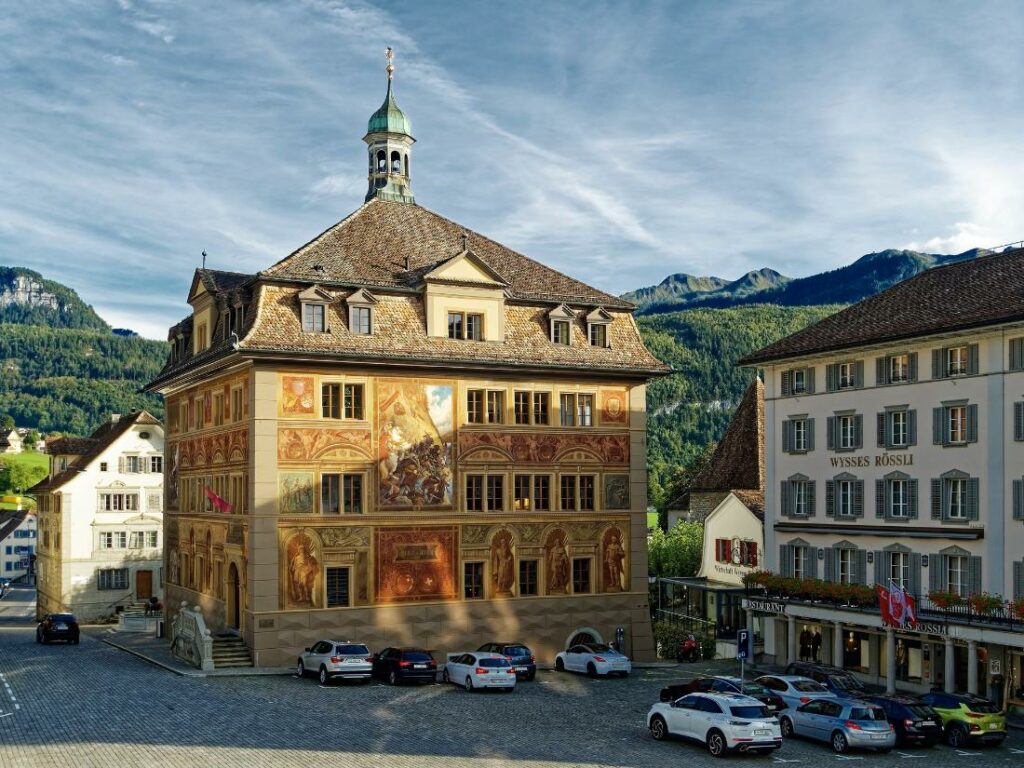 Schwyz town square